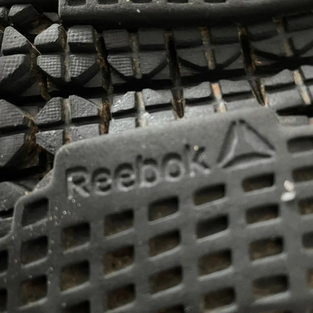 Reebok Black Mesh Lace Up Mens Sneakers Size 13